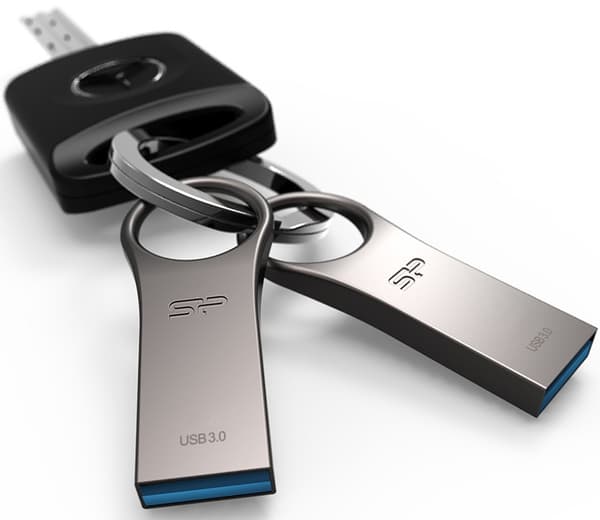 SILICON POWER memory USB Jewel J80 16GB USB 3.0 COB Silver Metal