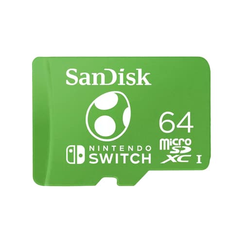 MICROSDXC UHS-I CARD F/NINTENDO/SWITCH YOSI EDITION 64GB