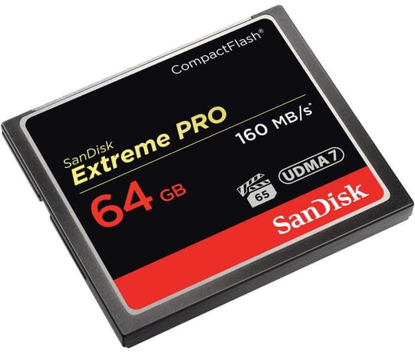 COMPACT FLASH CARD 64GB/EXTREME PRO 160MB/S VERSION