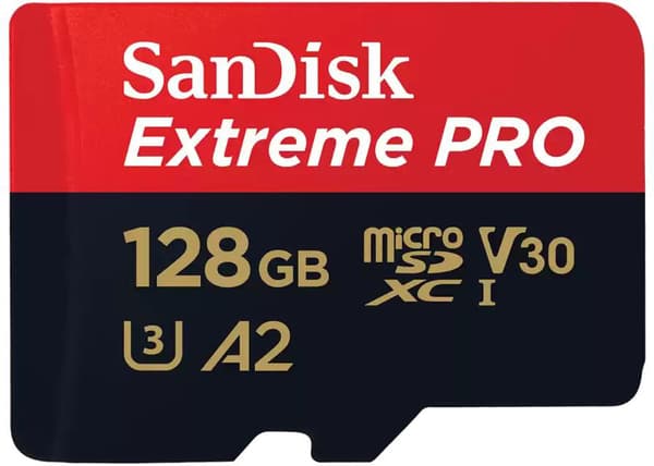 SanDisk Extreme PRO 128 GB MicroSDXC UHS-I Class 10