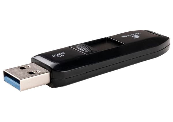 PARTIOT FLASHDRIVE Xporter 3 256GB Type A USB 3.2 Sort