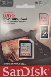 SANDISK ULTRA 256GB SDXC MEMORY CARD 150MB/S