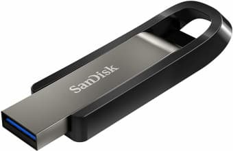 SANDISK FLASH EXTREME GO 64GB USB 3.2 Rustfrit stål