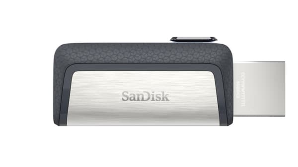 Sandisk Ultra Dual Drive USB Type-C USB flash drive 128 GB USB Type-A / USB Type-C 3.2 Gen 1 (3.1 Gen 1) Black,Silver