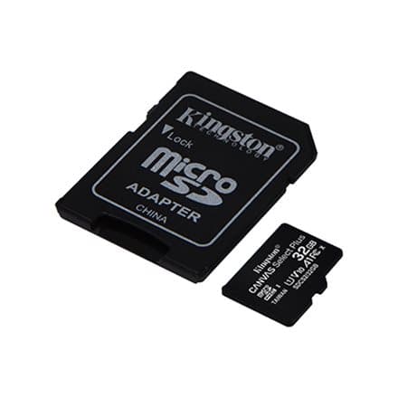 Kingston Technology 32GB micSDHC Canvas Select Plus 100R A1 C10 Card + ADP