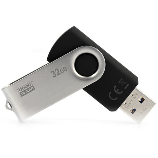 Goodram UTS3 USB flash drive 32 GB USB Type-A 3.2 Gen 1 (3.1 Gen 1) Black musta