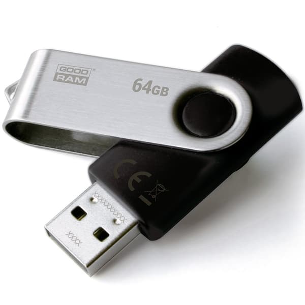 GOODRAM 64GB UTS2 BLACK USB 2.0 Sort