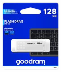 Goodram USB flash drive UME2 128 GB USB Type-A 2.0 White Hvit
