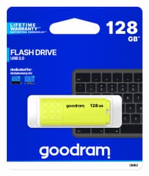 Goodram UME2 128GB USB flash drive USB Type-A 2.0 Yellow Keltainen
