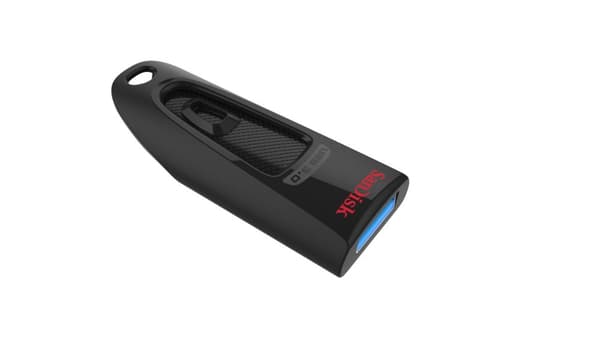 USB stick SanDisk Ultra, 64GB Sort