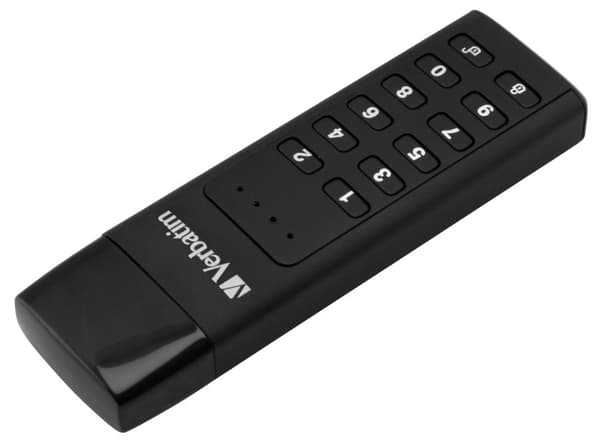MEMORIE USB KEYPAD VERBATIM 128GB CU ENCRIPTIE AES 256-BIT, USB C "49432" (TIMBRU VERDE 0.03 LEI)