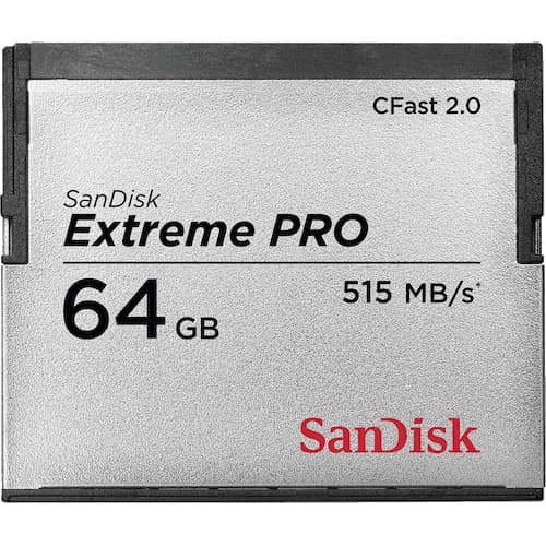 EXTREME PRO CFAST 2.0/64GB 525MB/S VPG130