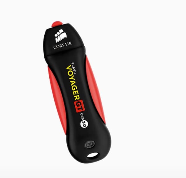 Pendrive Flash Voyager GT 256GB USB3.0 390/200 MB/s Sort, Rød