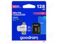 Miniatyrbild 2 av 2: Goodram M1A4-1280R12 minneskort 128 GB MicroSDHC Class 10 UHS-I
