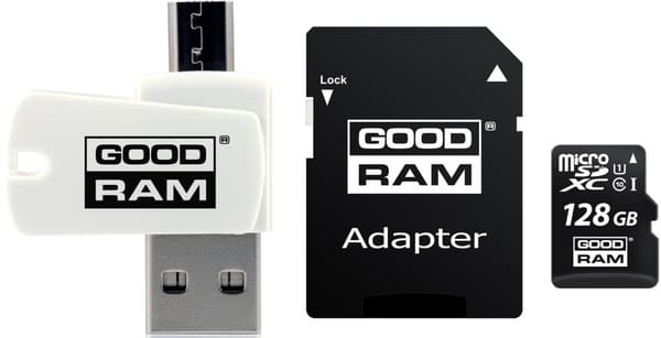 Goodram M1A4-1280R12 minneskort 128 GB MicroSDHC Class 10 UHS-I