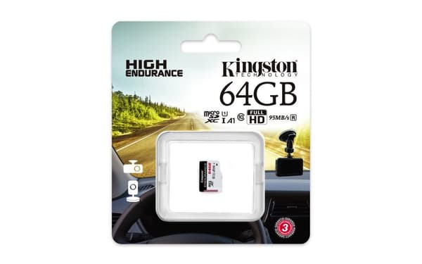 Kingston Technology High Endurance 64 GB MicroSD UHS-I Klass 10