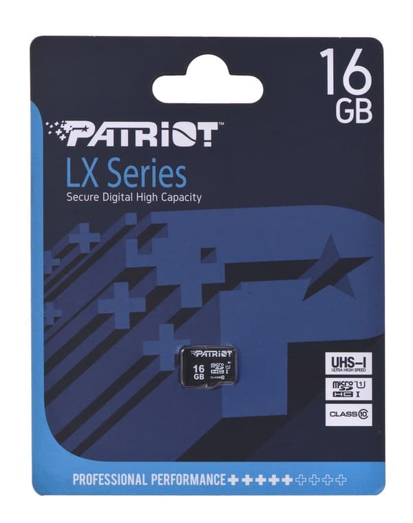 Patriot Memory PSF16GMDC10 minneskort 16 GB MicroSDHC UHS-I Klass 10