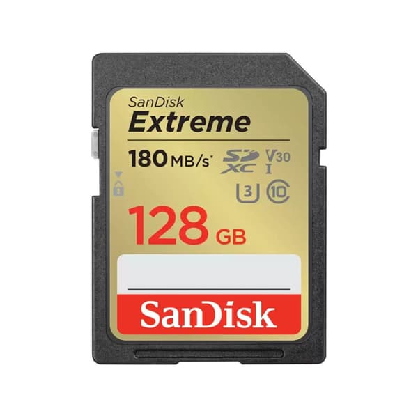 SanDisk Extreme 128 GB SDXC UHS-I klass 10