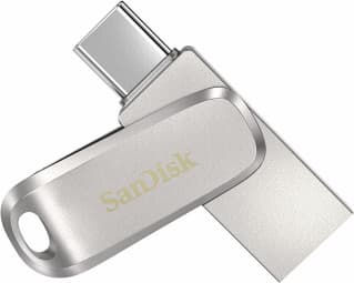 Zibatmiņa SanDisk Ultra Dual Drive Luxe 1TB USB Type-C Rustfrit stål