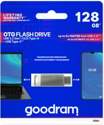 Goodram ODA3 USB 3.2 128GB Silver Sølv