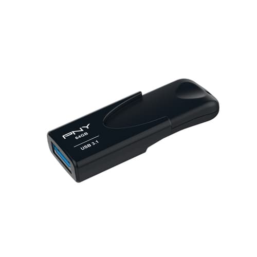 Pendrive 64GB USB 3.1 ATTACHE FD64GATT431KK-EF Sort