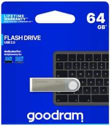 Goodram 64GB UUN2 USB 2.0 Flash Memory Sølv