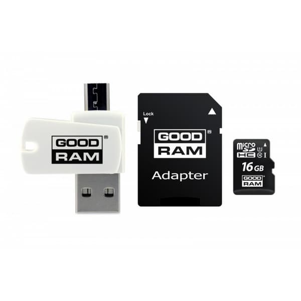 Goodram M1A4-0160R12 minneskort 16 GB MicroSDHC Class 10 UHS-I