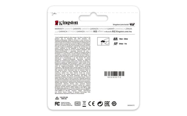 Kingston Technology 512GB microSDXC Canvas Go Plus 170R A2 U3 V30-kort + ADP