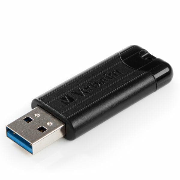 Verbatim Pendrive 16 Gt USB-A 3.2 PinStripe musta/musta 49316
