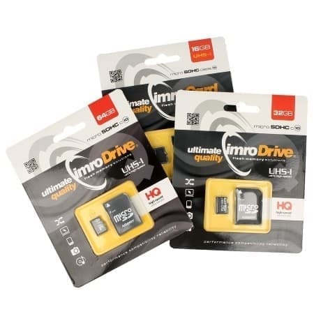 64GB Imro+ adp 10C microSD-muistikortti