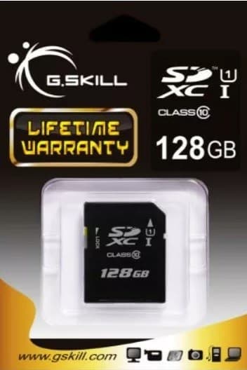 G.SKILL SDXC 128GB KLASS 10 UHS-I