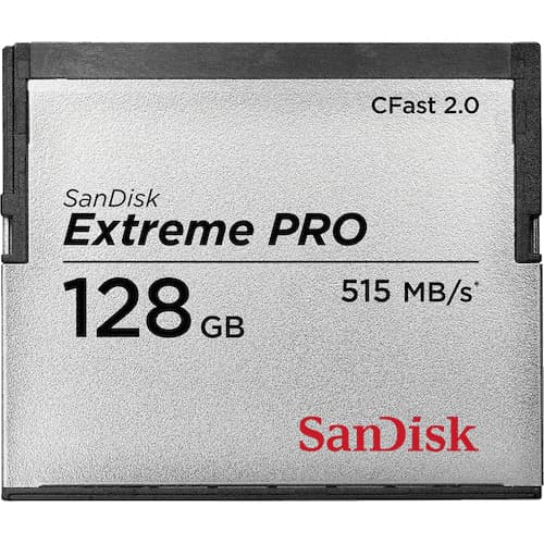 EXTREME PRO CFAST 2.0/128GB 525MB/S VPG130