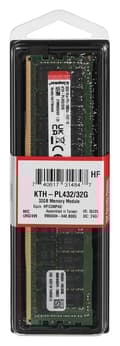 Miniatyrbillede 4 af 4: Kingston dedikeret hukommelse til HPE/HP 32GB DDR4-3200Mhz Reg ECC-modul