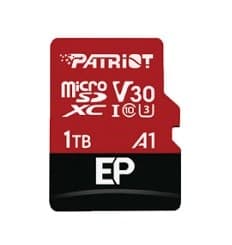 Minneskort Patriot EP Pro Micro SDXC 1TB 90/80 MB/s A1 V30 U3 Klass 10