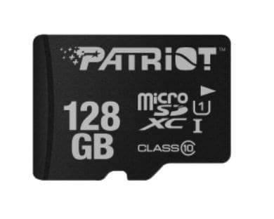 Patriot LX -sarjan microSDHC 128 Gt, luokka 10, UHS-I