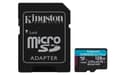 Miniatyrbild 1 av 7: Kingston Technology 128GB microSDXC Canvas Go Plus Gen4 200MB/s A2 U3 V30-kort + adapter