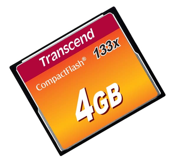Transcend TS4GCF133 4GB CompactFlash-hukommelseskort MLC