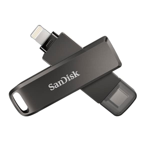SanDisk iXpand Flash Drive Luxe 64GB Lightning / USB-C