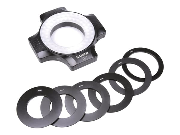 Kaiser R60 rengasvalo - Kameralys - 1 hoveder x 60 lampe - LED - DC