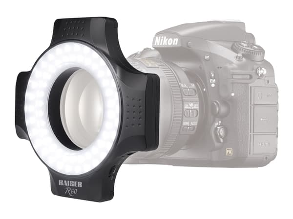 Kaiser R60 rengasvalo - Kameralys - 1 hoveder x 60 lampe - LED - DC
