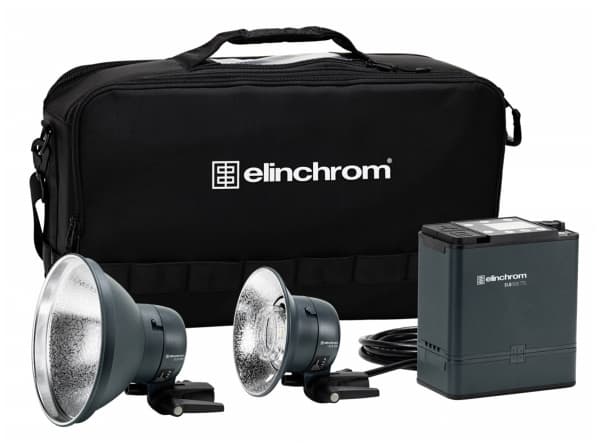 Elinchrom ELB 500 TTL Dual To Go, 2 kpl, 2 lamppua( r)