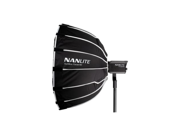 Nanlite Forza 60, Sølv, Sort, 55,9 cm, 304,8 mm