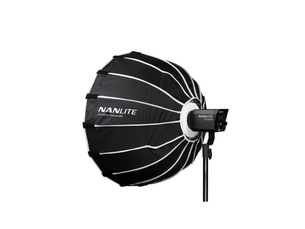 Nanlite Forza 60, Sølv, Sort, 55,9 cm, 304,8 mm