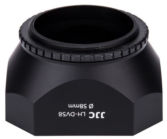 JJC LH-DV58B, Kronblad, ABS, Sort, 48 g