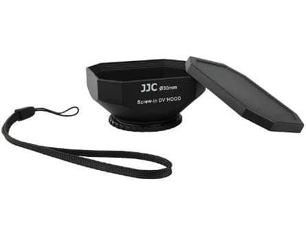 JJC LH-DV30B, 3 cm, Rund, ABS, Svart, 17 g