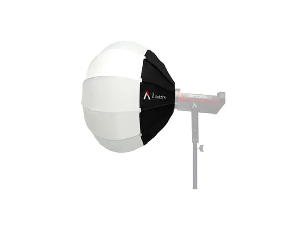 Aputure Lantern, Sort, Hvit, 65 cm, 1x Lantern Spring Cage 1x Diffusion 1x Fabric Barn Doors 1x Carrying Bag