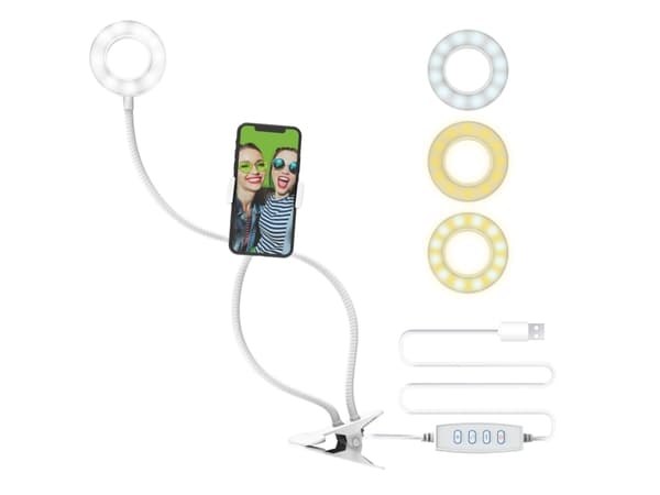 Digipower DP-VLR3, LED, 1,37 m, Vit, CE, USB, 7,62 cm