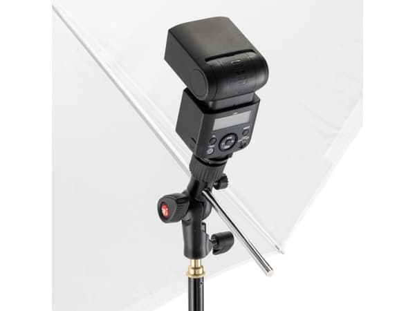 Manfrotto MLH1HS-2, Monteringsklemme, Sort, Aluminium, 5/8", 1 stykker, 125 mm