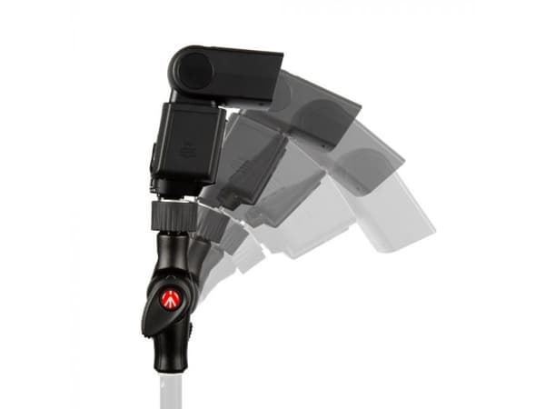 Manfrotto MLH1HS-2, Monteringsklemme, Sort, Aluminium, 5/8", 1 stykker, 125 mm