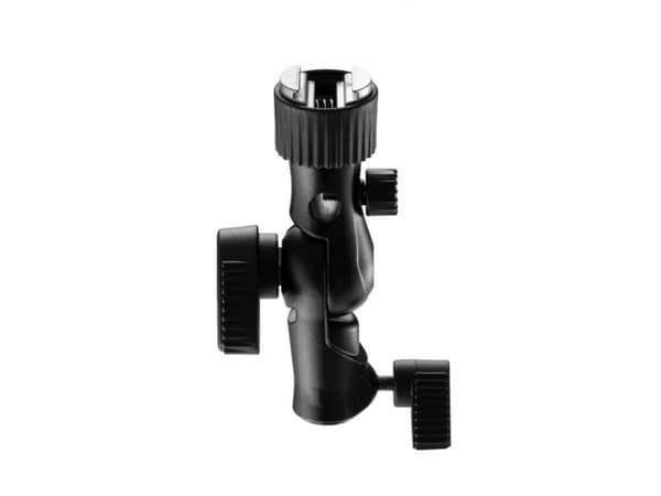 Manfrotto MLH1HS-2, Monteringsklemme, Sort, Aluminium, 5/8", 1 stykker, 125 mm